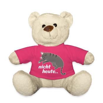 Nicht heute Katze - Teddy - Pink - Vorne