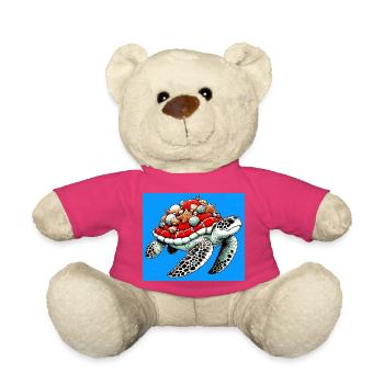 Schildkröte - Teddy - Pink - Vorne