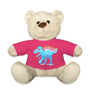 Hanukah Hanukkah Chanukkah - Teddy Bear - pink - Front