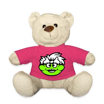 Frosch Frau Hübsch Kröte Lustig Weiblich Mädchen - Teddy - Pink - Vorne
