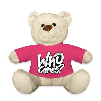 Qui s'en fiche ? - Nounours - rose - Devant
