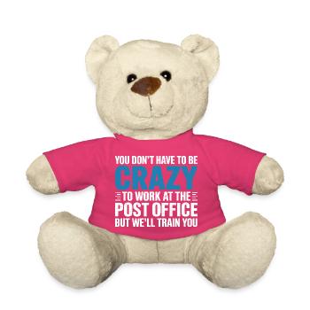 Lustiger Postbote Postpostangestellter - Teddy - Pink - Vorne