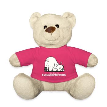 Adorable ours polaire endormi en mode économie d’énergie - Nounours - rose - Devant