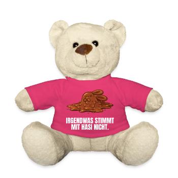 Irgendwas stimmt mit Hasi nicht - Teddy - Pink - Vorne