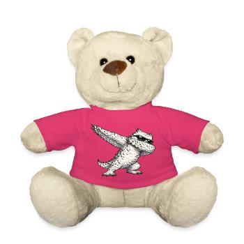 Éponge de la chouette blanche - Nounours - rose - Devant