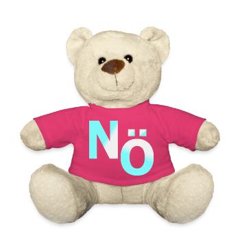 Non, non contre la démo - Nounours - rose - Devant