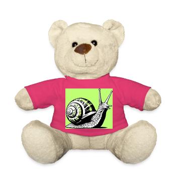 Schnecke - Teddy - Pink - Vorne