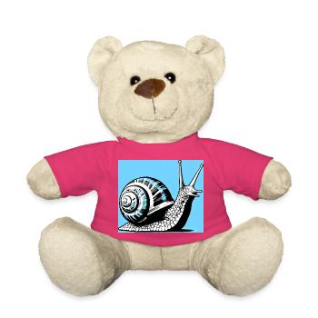 Schnecke - Teddy - Pink - Vorne