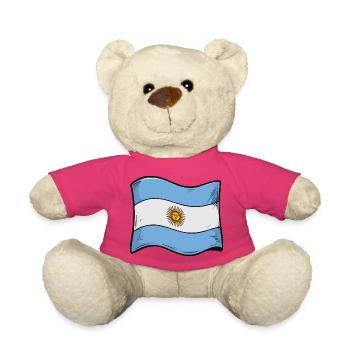 Argentinische Sonnenflagge Kunst - Teddy - Pink - Vorne