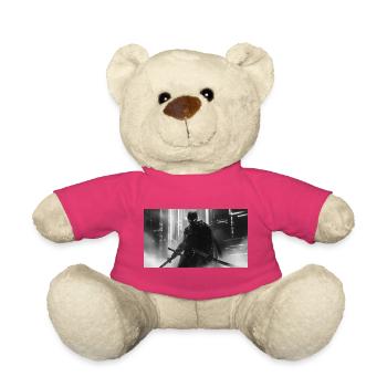 Urbaner Samurai im schwarzen Schatten - Teddy - Pink - Vorne