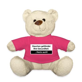 Nazis gefährden Ihre Gesundheit Rauchen - Teddy - Pink - Vorne