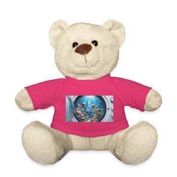 Surreal underwater world inside a washing machine  - Teddy - Pink - Vorne