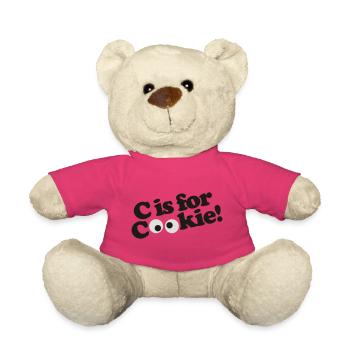 C is for Cookie - Teddy - Pink - Vorne