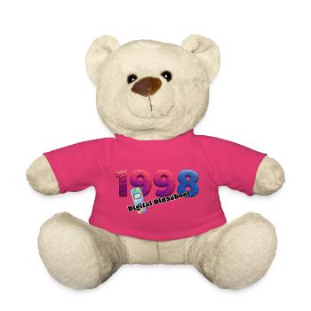 1998 – Style de transition numérique - Nounours - rose - Devant