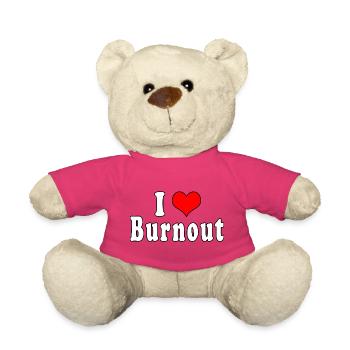 J’adore l’épuisement - Nounours - rose - Devant
