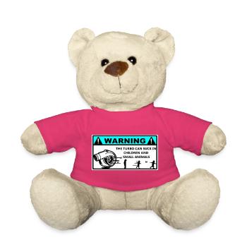 Aufkleber - Teddy - Pink - Vorne