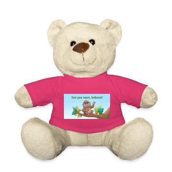 BIS BALD, PAVIAN. - Teddy - Pink - Vorne