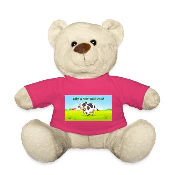 NIMM EINE VERBEUGUNG MILCHKUH - Teddy - Pink - Vorne