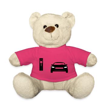 Station de recharge - Nounours - rose - Devant