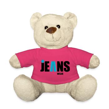 jeans wear mit punkt - Teddy - Pink - Vorne
