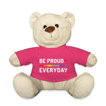LGBT Pride Month - Sei jeden Tag stolz - Teddy - Pink - Vorne