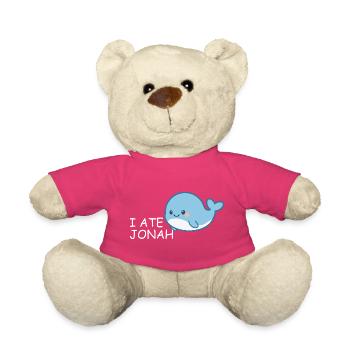 I Ate Jonah – Witziger Bibel Wal für Kinder - Teddy - Pink - Vorne