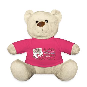 Eiskunstlauf Kassette 90er Nostalgie - Teddy - Pink - Vorne