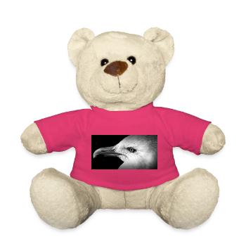 Schwarzweißes Möwenprofil - Teddy - Pink - Vorne