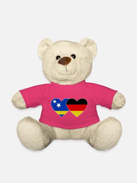 Curacao Deutschland Flagge - Teddy - Pink