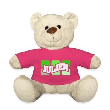 Julien Graffiti Neon Logo - Teddy - Pink - Vorne