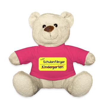 Finally school beginners - Teddy Bear - pink - Front