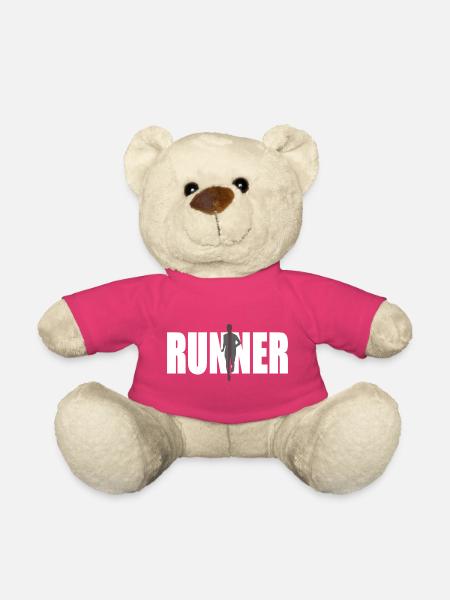 Läufer in Bewegung - Teddy - Pink