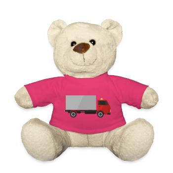 Truck - Teddy Bear - pink - Front