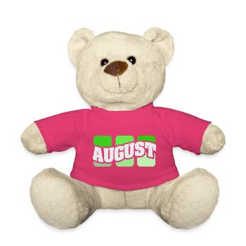 Name August - Teddy - Pink - Vorne