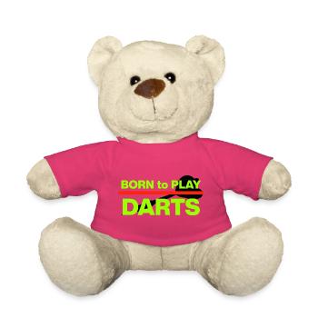 Fabriqué pour les fléchettes, édition néon, cent quatre-vingts - Nounours - rose - Devant