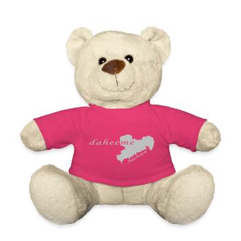 Daheeme - Zu Hause - Sächsisch - Teddy - Pink - Vorne