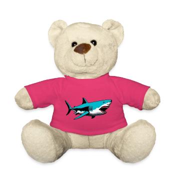 Shark - Teddy Bear - pink - Front