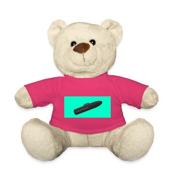 Silhouette minimaliste sous-marine - Nounours - rose - Devant