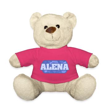 Alena comme idée de cadeau - Nounours - rose - Devant