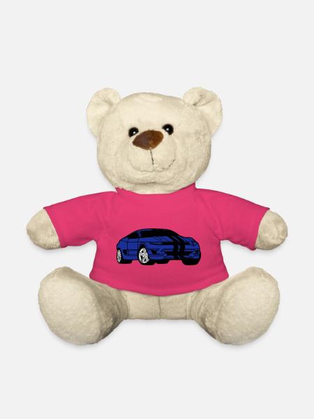 Voiture de sport - Voiture de sport - Coupé - Nounours - rose