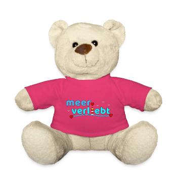 Meerverliebt Leuchtturm Herzdesign - Teddy - Pink - Vorne