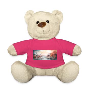 Paysage - Nounours - rose - Devant
