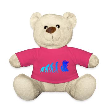 Compact motocross design for motocross - Teddy Bear - pink - Front