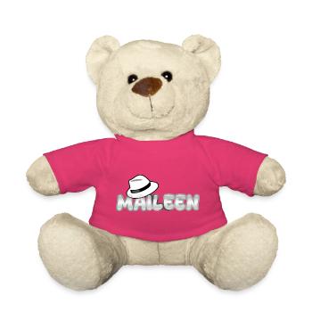 First name Maileen - Teddy Bear - pink - Front