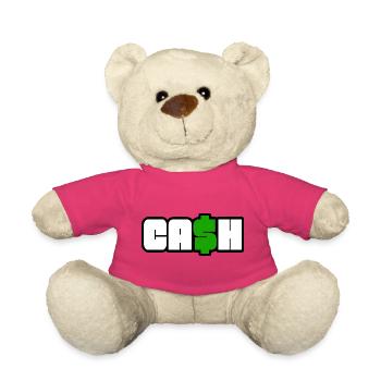 Bargeldsymbol Fettes Dollar-Logo - Teddy - Pink - Vorne