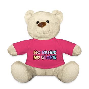 Pas de musique, pas de gloire. Pour les mélomanes * - Nounours - rose - Devant