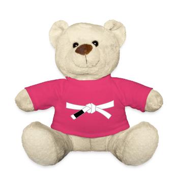 Whitebelt - Weißgurt - Teddy - Pink - Vorne