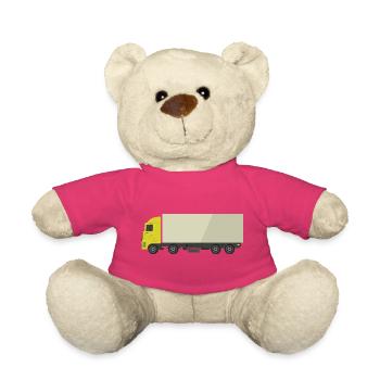 Truck - Teddy Bear - pink - Front