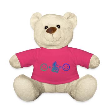 Conception simple et intemporelle du VTT - Nounours - rose - Devant