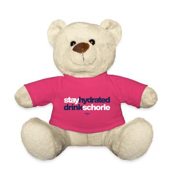 stay hydrated drink schorle - Teddy - Pink - Vorne